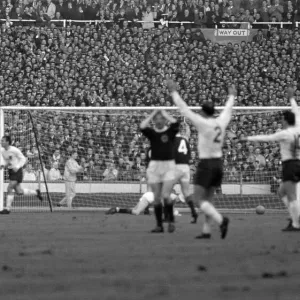 Home International Championship match at Wembley Stadium. England 2 v Scotland 2 Home International Championship match at Wembley Stadium. England 2 v Scotland 2