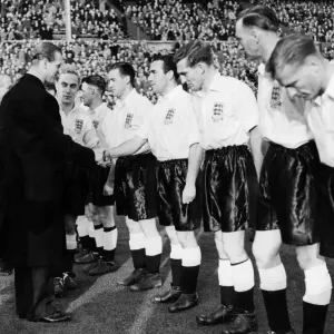 Home International match at Wembley Stadium. England 5 v Wales 2 Home International match at Wembley Stadium. England 5 v Wales 2