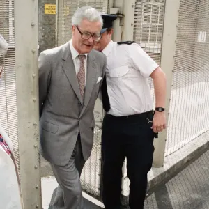 Home Secretary Douglas Hurd Visit Print, Brixton Prison 1988 Home Secretary Douglas Hurd Visit Print, Brixton Prison 1988
