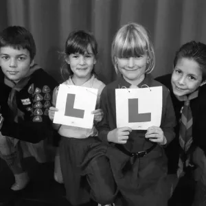 Honleys Southgate Theatre - Trainee magicians with L Plates. 6th December 1991