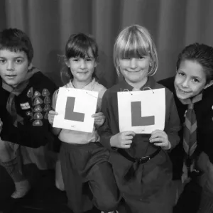 Honleys Southgate Theatre - Trainee magicians with L Plates. 6th December 1991
