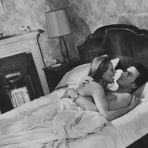 Honor Blackman and Lawrence Harvey Print, 1965
