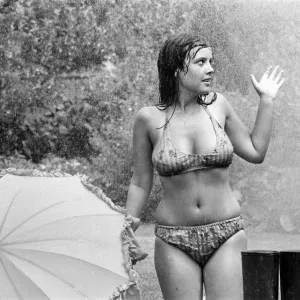 Hoping for Rain: A 1976 Garden Sprinkler Print