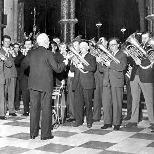 Hordon Colliery Band were recording in Durham Cathedral on July 9