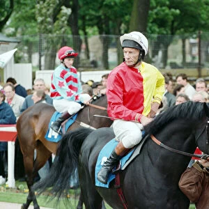 Horse Racing at Redcar. Lester Piggott at the Zetland Gold Cup Day. 31st May 1993