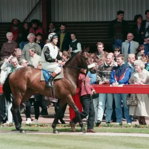 Lester Piggott at Redcar Zetland Gold Cup Day Print 1993 Lester Piggott at Redcar Zetland Gold Cup Day Print 1993