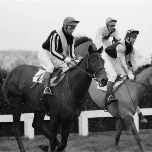 Horse racing at Windsor, Even Up in a race. 1st January 1975 Horse racing at Windsor, Even Up in a race. 1st January 1975