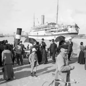 The Hospital Ship Asturias Leaving Le Harve Print 1914 The Hospital Ship Asturias Leaving Le Harve Print 1914