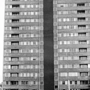 Les immeubles de bureaux haute en l'air Mill House à Spital Tongues à Newcastle le 20 septembre 1967.
