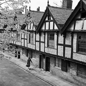 Nine Houses in Park Street, Chester, Cheshire. 21st April 1961