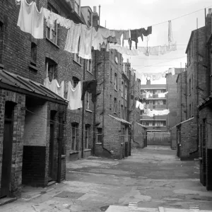 Vauxhall Slum Housing Print, 1953 Vauxhall Slum Housing Print, 1953