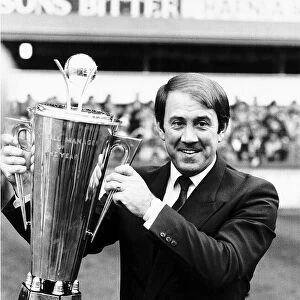 Howard Kendall Football Manager of Everton FC after winning the Manager of the Year