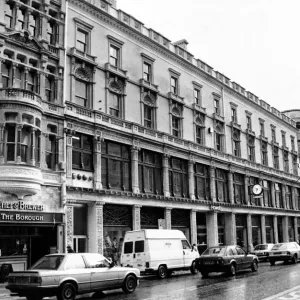 Howells department store pictured with its refurbished frontage. November 1987 Howells department store pictured with its refurbished frontage. November 1987