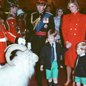 HRH Prince Charles, The Prince of Wales, and HRH Princess Diana, The Princess of Wales