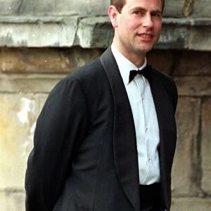 HRH Prince Edward arriving at Holyroodhouse in June 1999 Attending concert at palace of