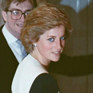 HRH Princess Diana, The Princess of Wales, attends The Best of British Youth Awards at