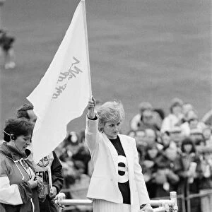 HRH Princess Diana, The Princess of Wales, launches the start of the 1988 London