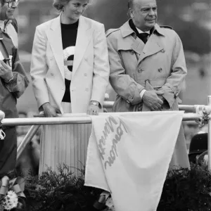 HRH Princess Diana, The Princess of Wales, launches the start of the 1988 London HRH Princess Diana, The Princess of Wales, launches the start of the 1988 London