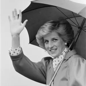 HRH Princess Diana, The Princess of Wales, visits the Ipswich Agricultural Show, Ipswich