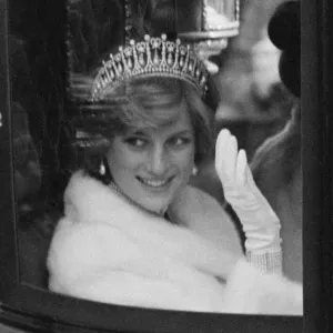 HRH Princess Diana, The Princess of Wales, attends the State Opening of Parliament