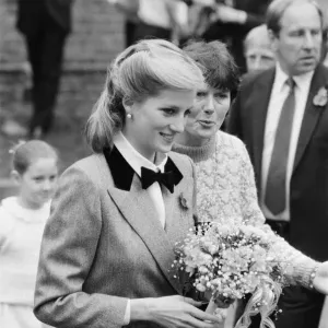 HRH Princess Diana at Dr. Barnados Home Print 1984