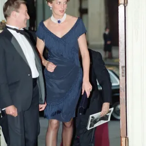 HRH Princess Diana at Tango Argentino Print, 23rd May 1991 HRH Princess Diana at Tango Argentino Print, 23rd May 1991