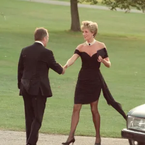 HRH Princess Diana, The Princess of Wales arrives for The Serpentine Gallery HRH Princess Diana, The Princess of Wales arrives for The Serpentine Gallery