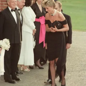 HRH Princess Diana, The Princess of Wales arrives for The Serpentine GalleryOs summer HRH Princess Diana, The Princess of Wales arrives for The Serpentine GalleryOs summer