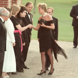 HRH Princess Diana, The Princess of Wales arrives for The Serpentine GalleryOs summer HRH Princess Diana, The Princess of Wales arrives for The Serpentine GalleryOs summer
