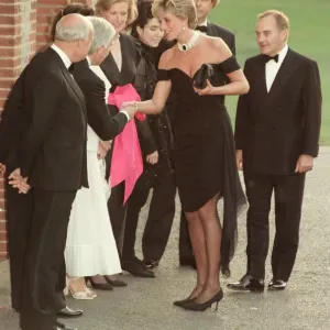 HRH Princess Diana, The Princess of Wales arrives for The Serpentine GalleryOs summer HRH Princess Diana, The Princess of Wales arrives for The Serpentine GalleryOs summer