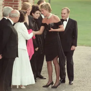 HRH Princess Diana, The Princess of Wales arrives for The Serpentine GalleryOs summer HRH Princess Diana, The Princess of Wales arrives for The Serpentine GalleryOs summer