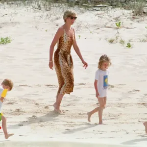 HRH Princess Diana, The Princess of Wales and her children Prince William HRH Princess Diana, The Princess of Wales and her children Prince William