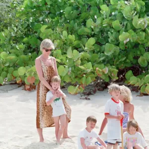 HRH Princess Diana, The Princess of Wales and her children Prince William HRH Princess Diana, The Princess of Wales and her children Prince William