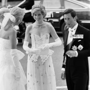 HRH Princess Diana, The Princess of Wales and HRH Prince Charles, The Prince of Wales HRH Princess Diana, The Princess of Wales and HRH Prince Charles, The Prince of Wales