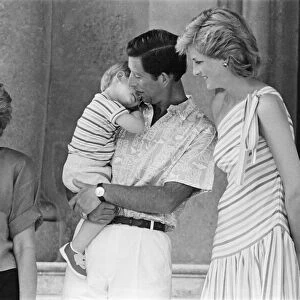 HRH Princess Diana, The Princess of Wales and her husband HRH Prince Charles