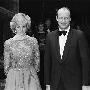 HRH Princess Diana, The Princess of Wales, in Oslo, Norway