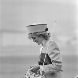 HRH Princess Diana, The Princess of Wales with her sons