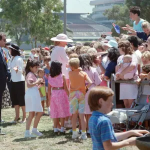 HRH Princess Diana, The Princess of Wales during her tour of Australia in 1988 HRH Princess Diana, The Princess of Wales during her tour of Australia in 1988