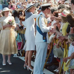 HRH Princess Diana, The Princess of Wales during her tour of Australia in 1988 HRH Princess Diana, The Princess of Wales during her tour of Australia in 1988