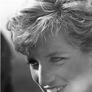 HRH Princess Diana, The Princess of Wales in Towyn (Welsh: Tywyn)