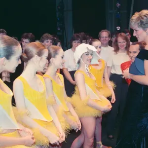 HRH The Princess of Wales, Princess Diana, attends Carnival of the Birds for HRH The Princess of Wales, Princess Diana, attends Carnival of the Birds for