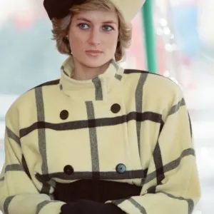 HRH The Princess of Wales, Princess Diana, enroute, on the ferry to The Isle of Wight