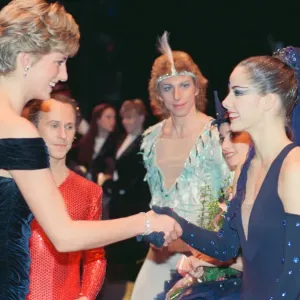 HRH The Princess of Wales, Princess Diana, attends Carnival of the Birds for
