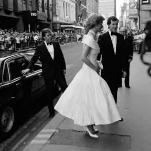 HRH The Princess of Wales, Princess Diana attends the performance of the ballet La HRH The Princess of Wales, Princess Diana attends the performance of the ballet La