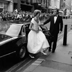 HRH The Princess of Wales, Princess Diana attends the performance of the ballet La HRH The Princess of Wales, Princess Diana attends the performance of the ballet La