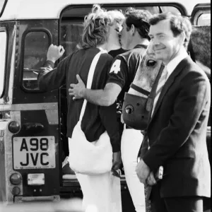 HRH Princess Diana and Prince Charles 1985 Polo Break Print HRH Princess Diana and Prince Charles 1985 Polo Break Print