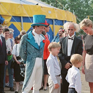 HRH The Princess of Wales, Princess Diana, along with her songs William