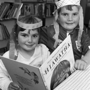 Huddersfield Junior Library was under siege when some 50 Red Indians turned up Huddersfield Junior Library was under siege when some 50 Red Indians turned up