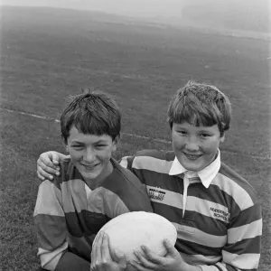 Two Huddersfield Schoolboys on Print 13th September 1986