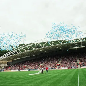 Huddersfield Town 0-1 Wycombe Wanderers, partita di campionato Division Two allo stadio Alfred McAlpine.